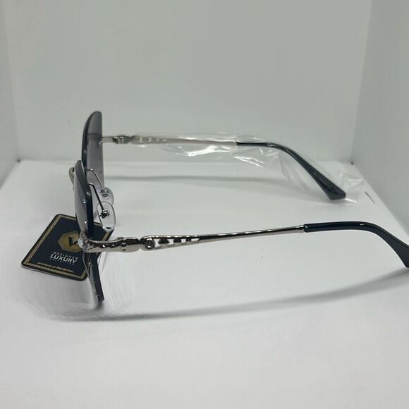 VG Women’s Rhinestone Rimless Bling Sunglasses - Picture 2 of 3